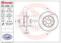 BREMBO 08425014 Bremsscheibe