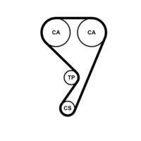 CONTINENTAL CTAM CT1211WP1 Wasserpumpe + Zahnriemensatz