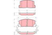 TRW GDB3058 Bremsbelagsatz, Scheibenbremse