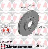 ZIMMERMANN 430147320 Bremsscheibe