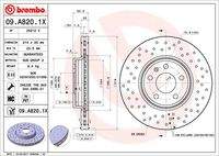 BREMBO 09A8201X Bremsscheibe