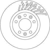 TRW DF6657 Bremsscheibe