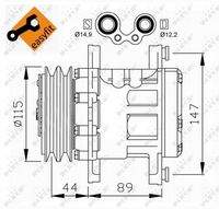 NRF 32207 Kompressor, Klimaanlage