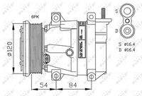 NRF 32484G Kompressor, Klimaanlage