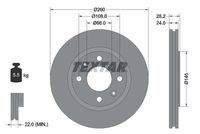 TEXTAR 92078603 Bremsscheibe