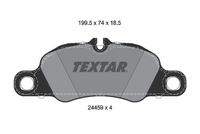 TEXTAR 2445901 Bremsbelagsatz, Scheibenbremse