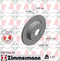 ZIMMERMANN 250136420 Bremsscheibe