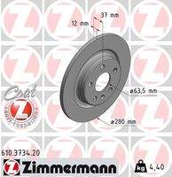 ZIMMERMANN 610373420 Bremsscheibe