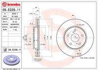 BREMBO 09E22911 Bremsscheibe