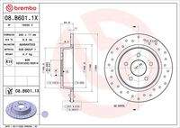 BREMBO 08B6011X Bremsscheibe