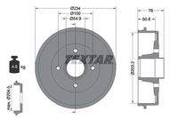 TEXTAR 94027100 Bremstrommel