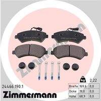 ZIMMERMANN 244661901 Bremsbelagsatz, Scheibenbremse