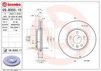 BREMBO 09B35511 Bremsscheibe