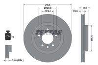 TEXTAR 92307803 Bremsscheibe
