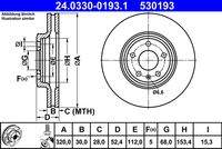 ATE 24033001931 Bremsscheibe