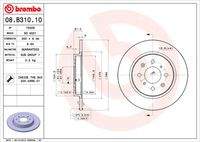 BREMBO 08B31010 Bremsscheibe