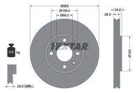 TEXTAR 92111603 Bremsscheibe