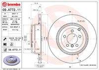 BREMBO 09A77211 Bremsscheibe