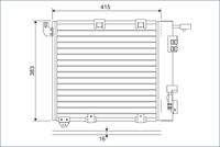 VALEO 817506 Kondensator, Klimaanlage