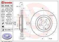 BREMBO 09A44811 Bremsscheibe
