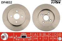 TRW DF4832 Bremsscheibe
