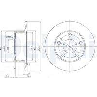 DELPHI BG2746 Bremsscheibe