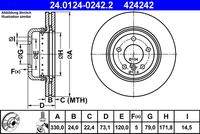 ATE 24012402422 Bremsscheibe