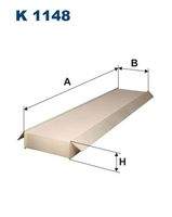 FILTRON K1148 Filter, Innenraumluft