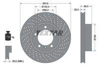 TEXTAR 92280005 Bremsscheibe