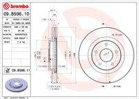 BREMBO 09B59611 Bremsscheibe