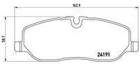 BREMBO P44014 Bremsbelagsatz, Scheibenbremse