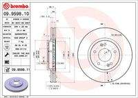 BREMBO 09959811 Bremsscheibe
