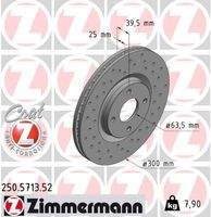 ZIMMERMANN 250571352 Bremsscheibe