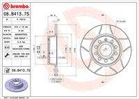 BREMBO 08B41375 Bremsscheibe