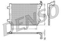 DENSO DCN32062 Kondensator, Klimaanlage