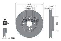 TEXTAR 92300903 Bremsscheibe