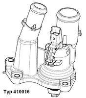 BorgWarner (Wahler) 41001698D Thermostat, Kühlmittel