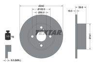 TEXTAR 92136000 Bremsscheibe