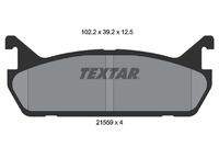 TEXTAR 2155901 Bremsbelagsatz, Scheibenbremse