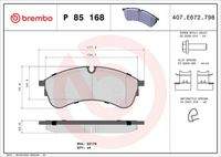 BREMBO P85168 Bremsbelagsatz, Scheibenbremse
