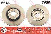 TRW DF6676S Bremsscheibe