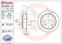 BREMBO 08A87211 Bremsscheibe