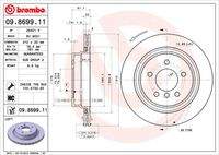 BREMBO 09869911 Bremsscheibe