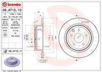 BREMBO 08A71511 Bremsscheibe