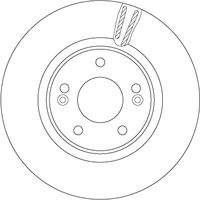 TRW DF6497S Bremsscheibe