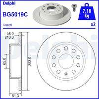 DELPHI BG5019C Bremsscheibe