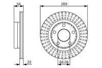 BOSCH 0986479A42 Bremsscheibe