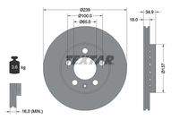 TEXTAR 92106803 Bremsscheibe