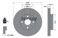 TEXTAR 92125803 Bremsscheibe