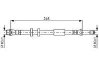 BOSCH 1987481714 Bremsschlauch